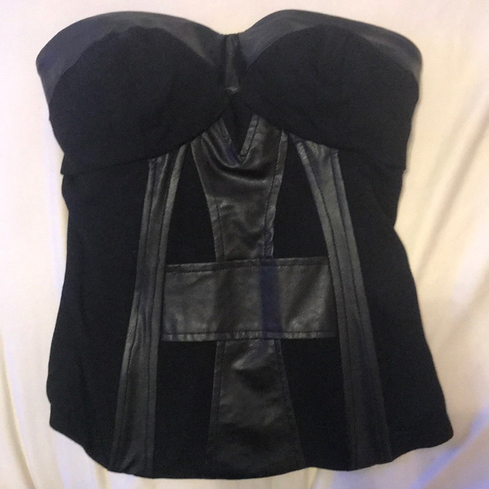 Charlotte Russe strapless bustier